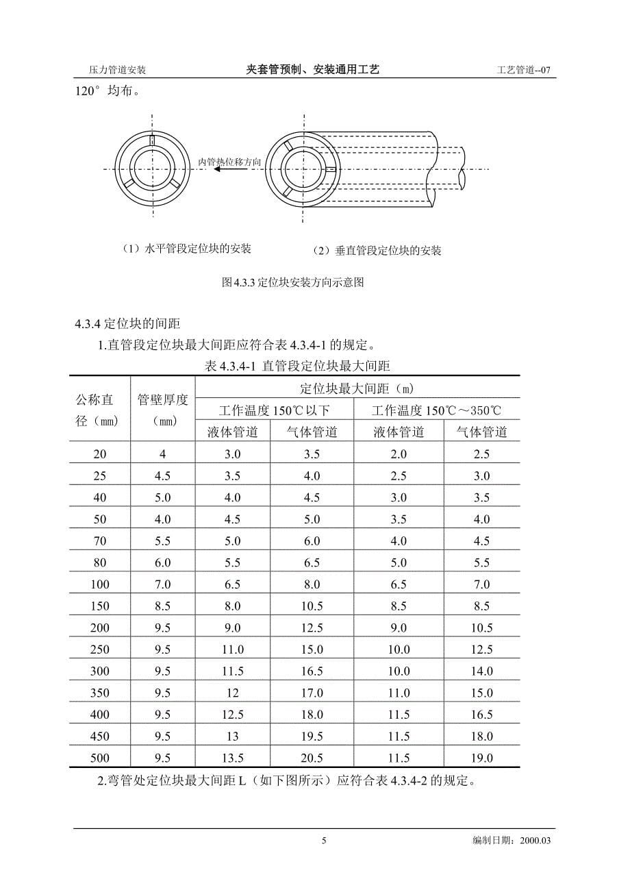 夹套管预制、安装工艺标（指导版）_第5页