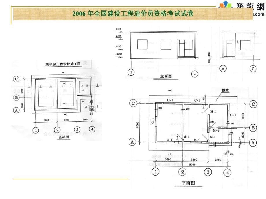 四川造价员考试真题及答案（土建）课件_第5页