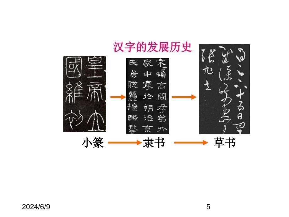 最新部编版小学五年级上册语文（课堂教学课件1）我爱你汉字_第5页