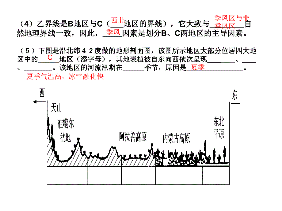 地理综合大题练习课件_第4页