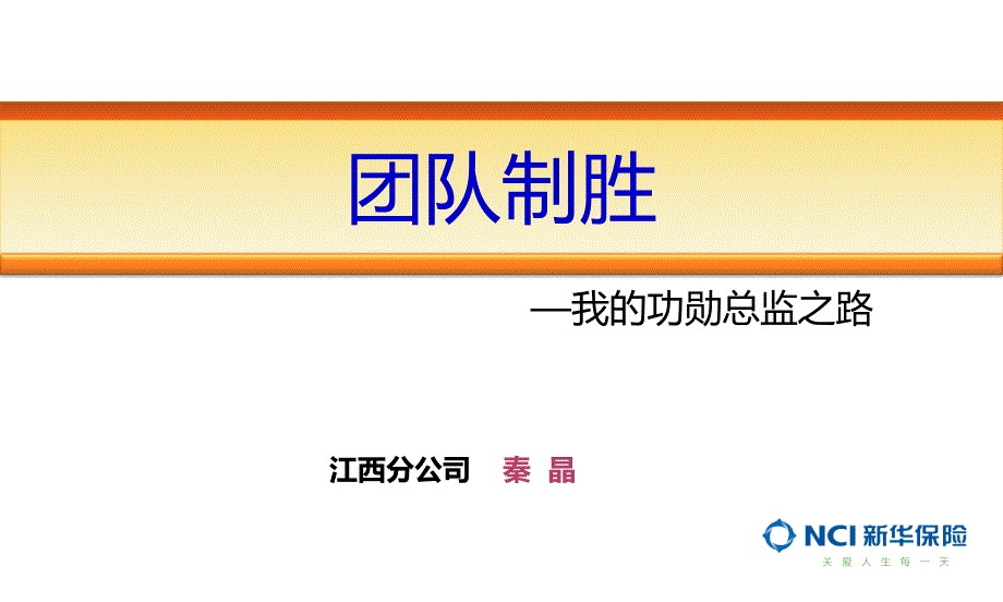 团队制胜―江西秦晶总监课件_第1页