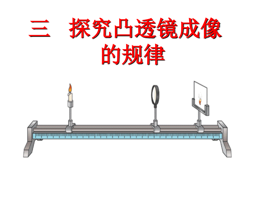 (课堂教学课件）人教版八年级上册物理探究凸透镜成像规律》ppt+flash课件_第1页