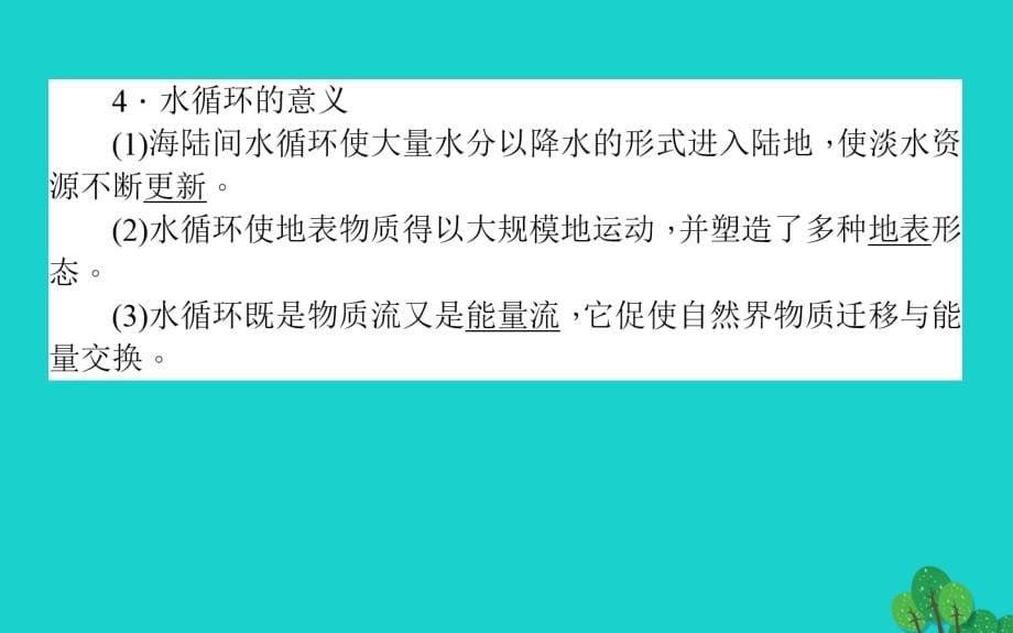 2017-2018高中地理 第二章 自然环境中的物质运动和能量交换 2.4 水循环和洋流课件 湘教版必修1_第5页