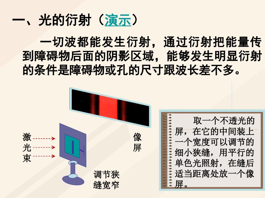 湖北省丹江口市高中物理 第十三章 光 第五节 光的衍射课件 新人教版选修3-4_第4页