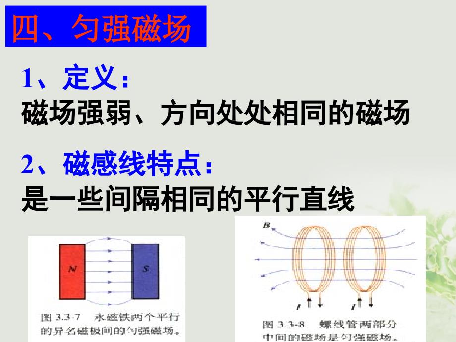 湖北省丹江口市高中物理 第三章 磁场 3.3 几种常见的磁场（2）课件 新人教版选修3-1_第2页