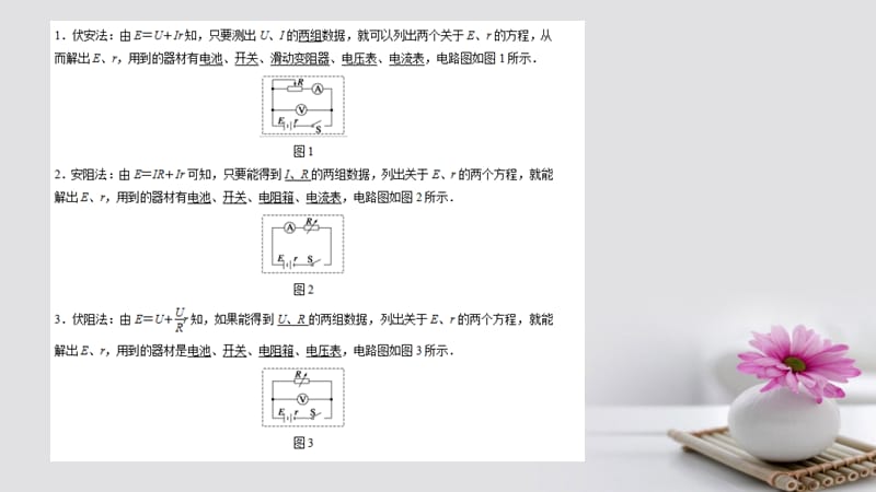 河北省石家庄市高中物理 第二章 恒定电流 2.10 实验 测定电池的电动势和内阻课件 新人教版选修3-1_第4页