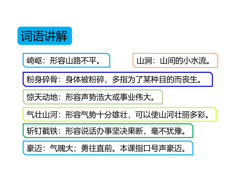 最新部编版小学六年级上册语文狼牙山五壮士精品课件_第4页