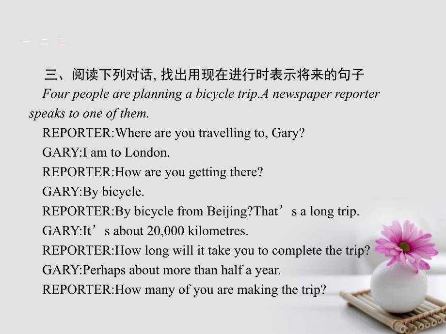 高中英语 Unit 3 Travel journal Section Ⅱ-Learning about Language优质课件 新人教版必修1_第4页