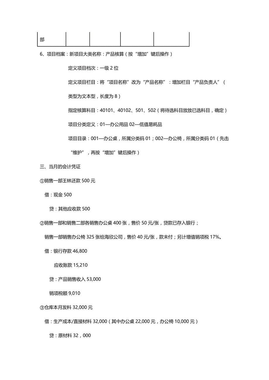 (2020年){财务管理财务知识}用友帐务报表上机实习讲义_第5页