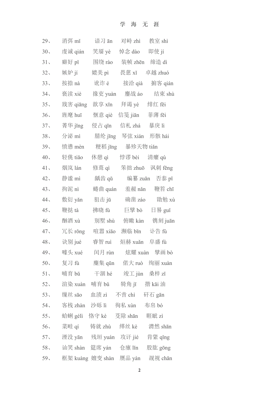 高考字词积累（2020年九月整理）.doc_第2页