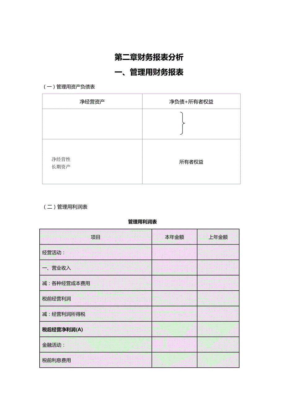 (2020年){财务管理财务报表}管理用财务报表分析_第2页