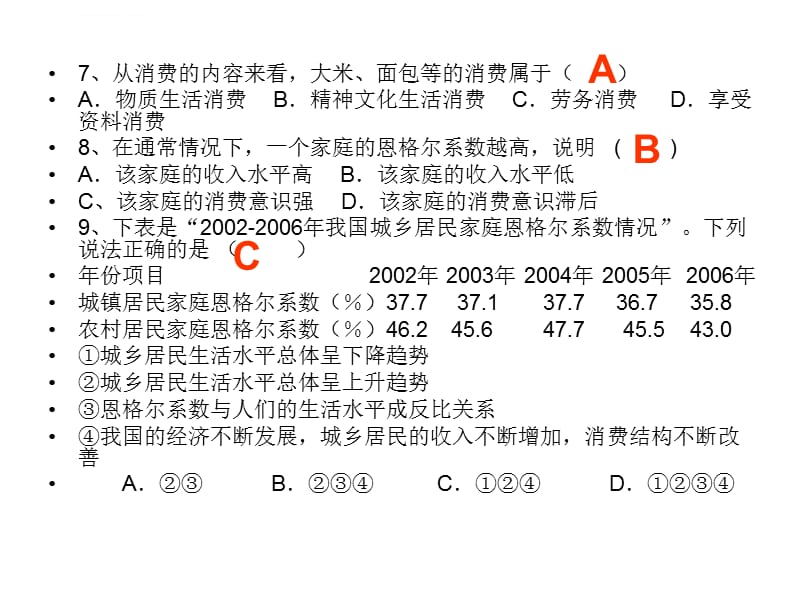 政治哲学经济会考复习课件_第4页