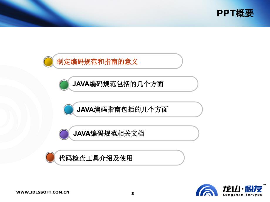 JAVA编码规范和指南培训(新改)-文档资料_第3页