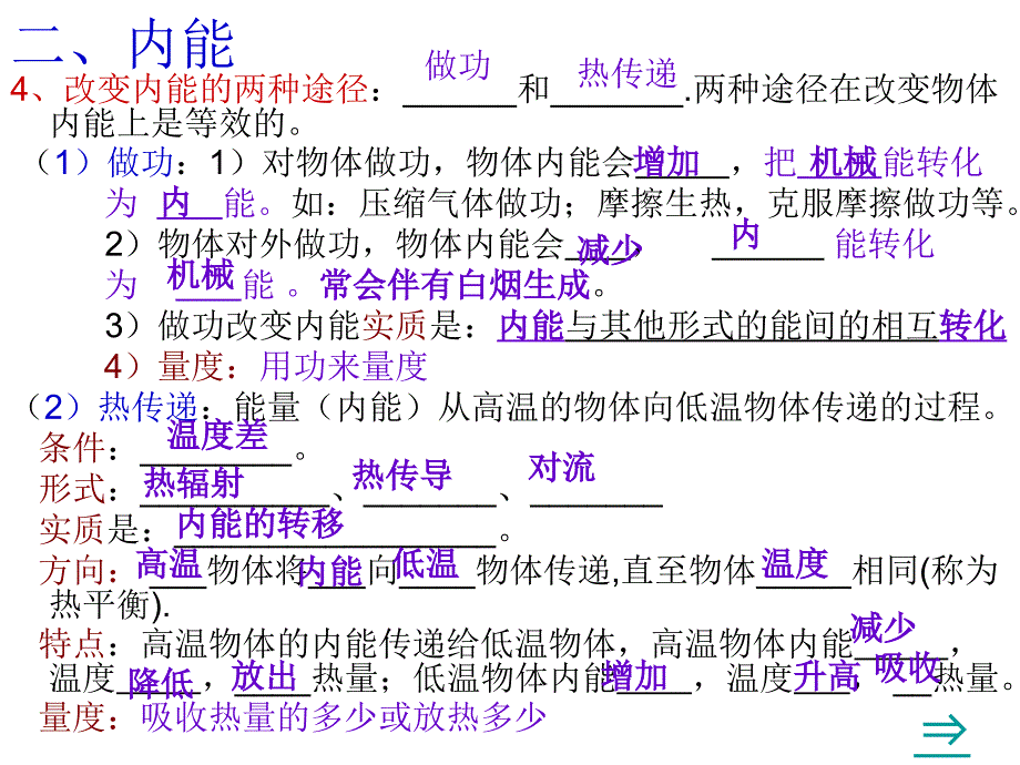 内能与热机复习课件沪科版_第4页