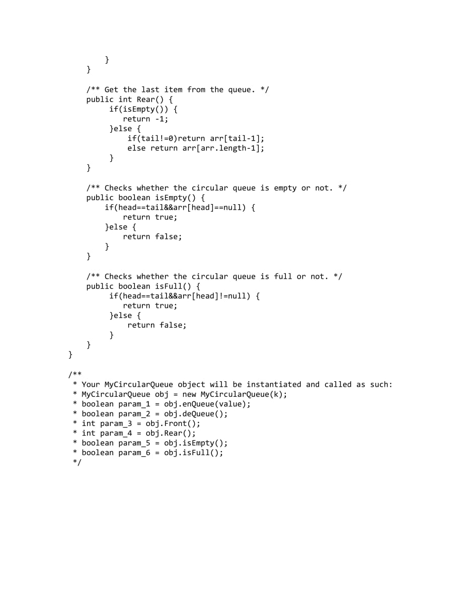 Java实现 LeetCode 622 设计循环队列（暴力大法）.docx_第3页