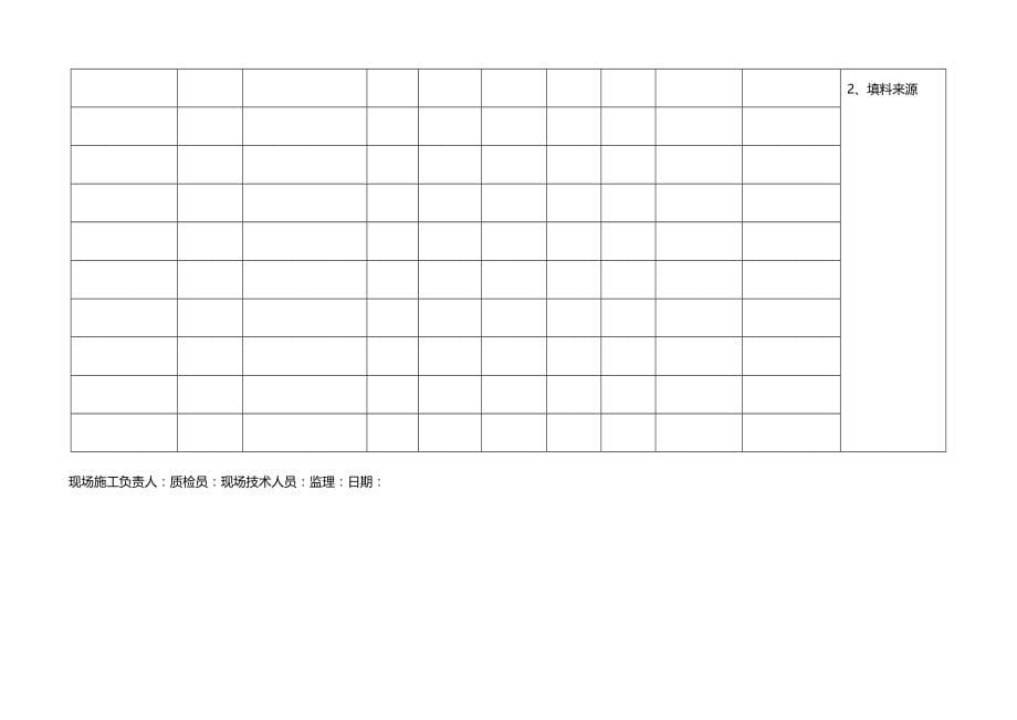 (2020年){生产管理知识}现场施工记录表范本_第5页