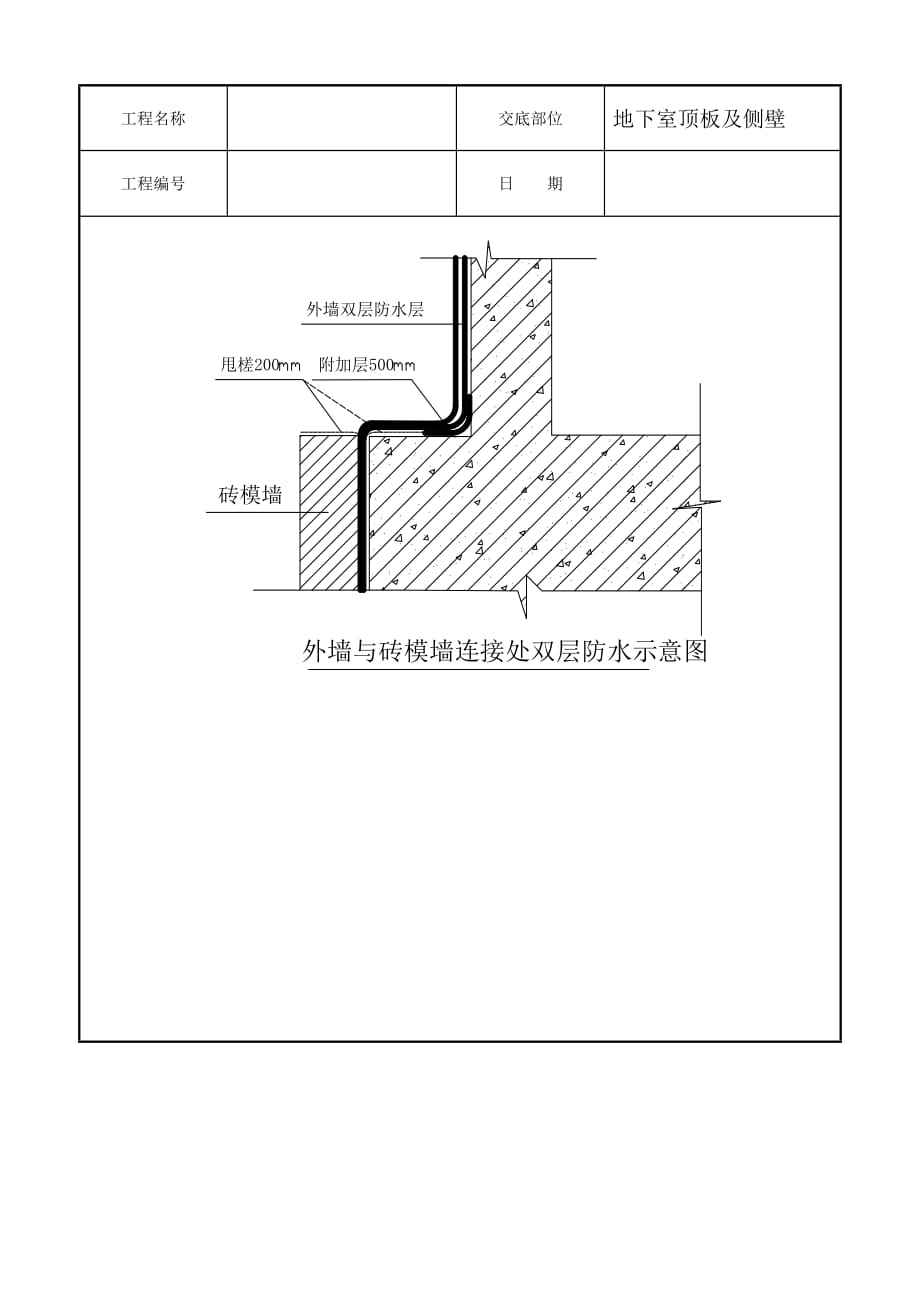 地下室顶板、侧墙防水技术交底_第4页