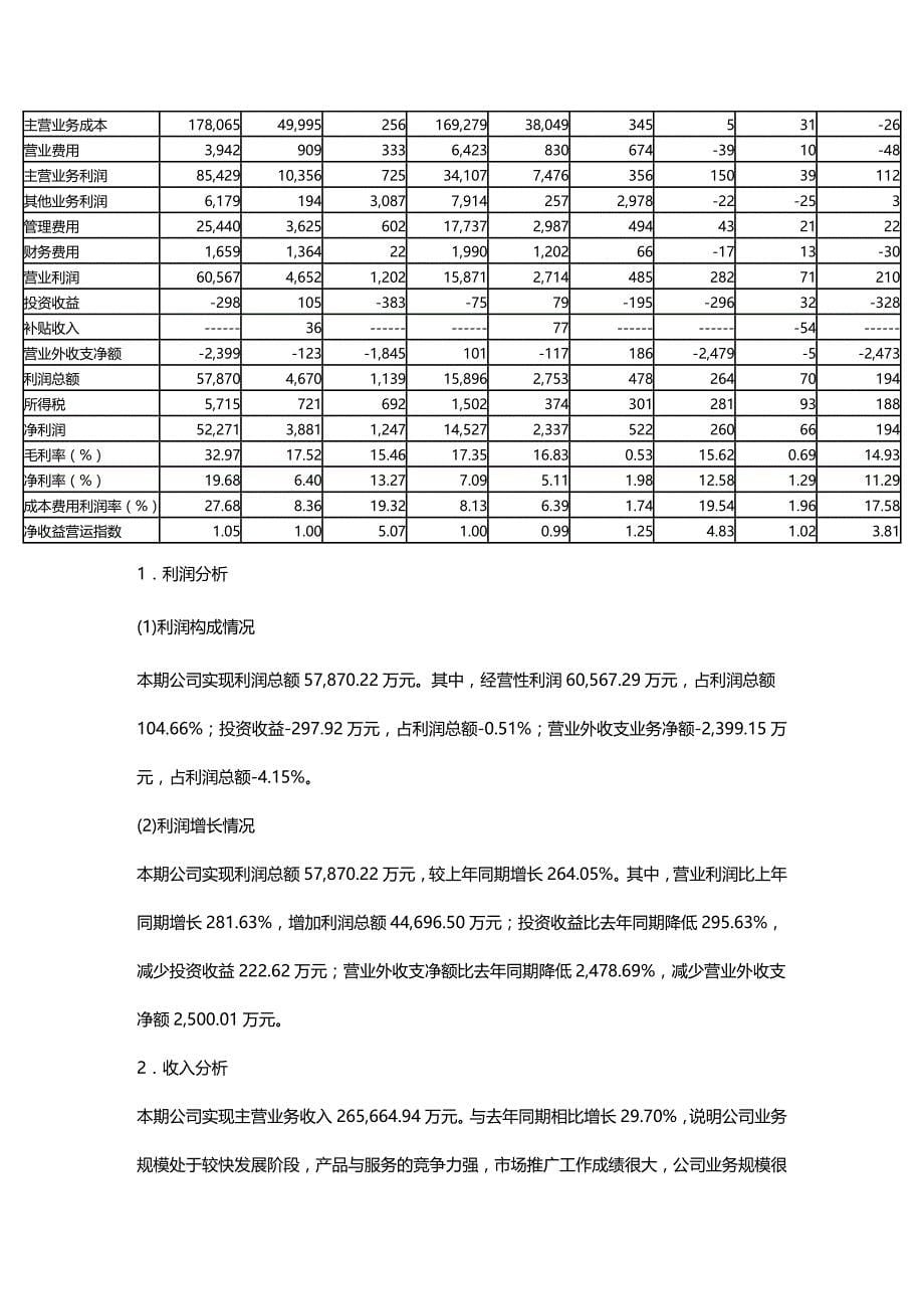 (2020年){财务管理财务报告}公司财务分析报告_第5页