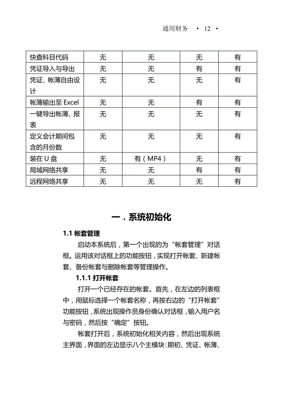 (2020年){财务管理财务知识}财务软件使用手册_第4页