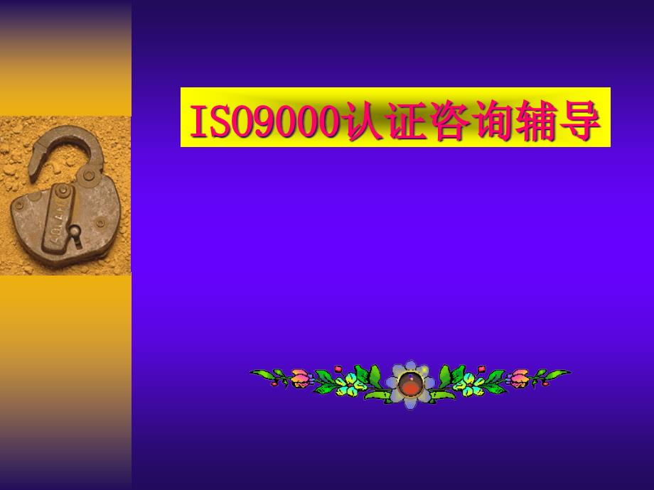 iso9000认证咨询辅导精编版_第1页