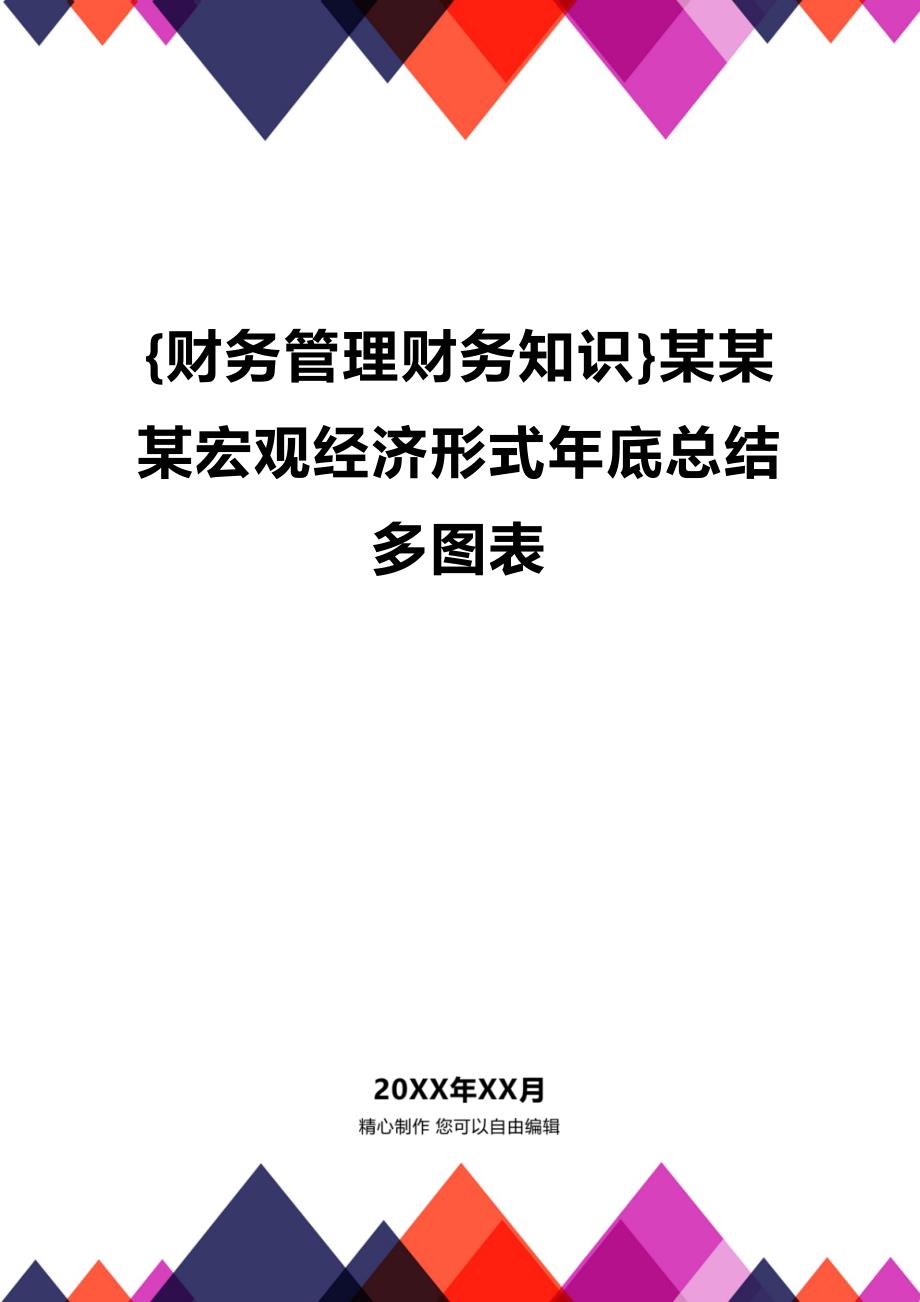 (2020年){财务管理财务知识}某某某宏观经济形式年底总结多图表_第1页