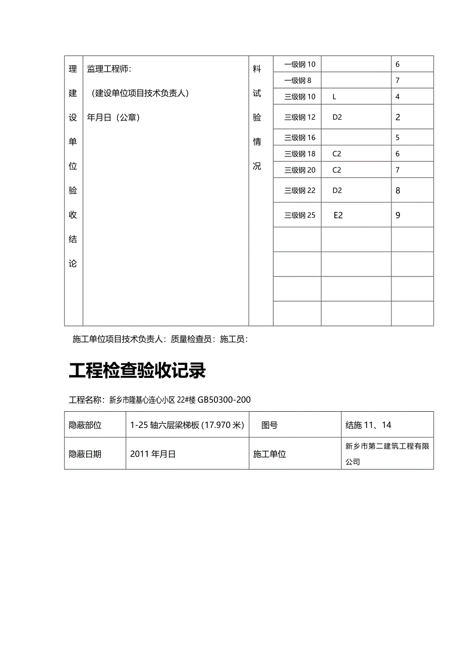 (2020年){生产管理知识}河南心连心工程检验批_第4页