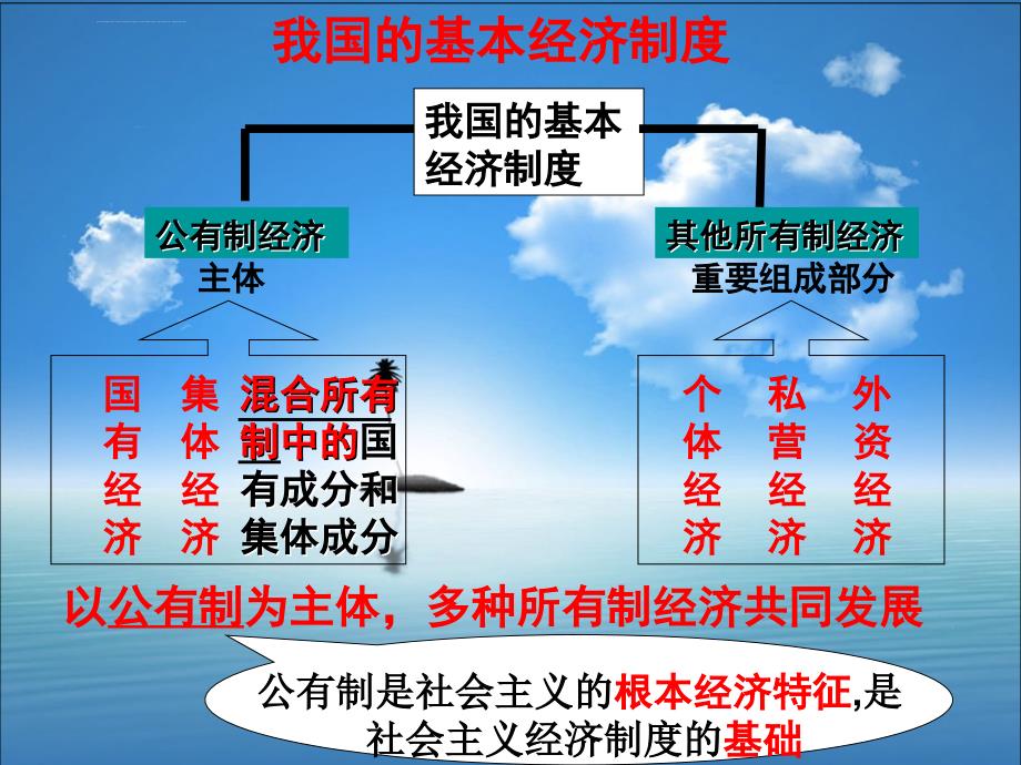 政治242《我国的基本经济制度》课件（新人教必修1）_第4页