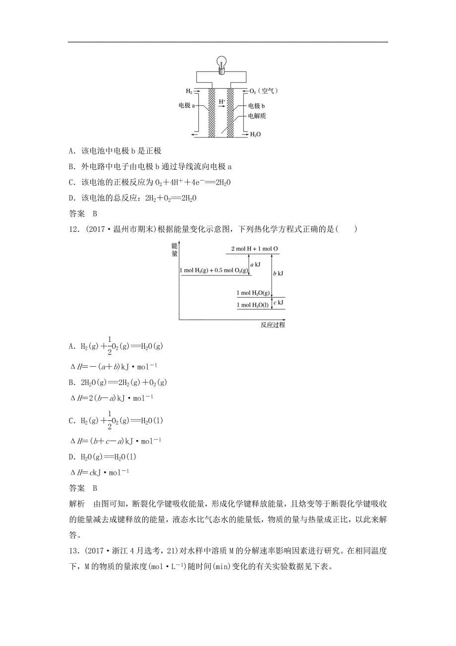 高中化学专题检测（二）苏教版必修2_第5页