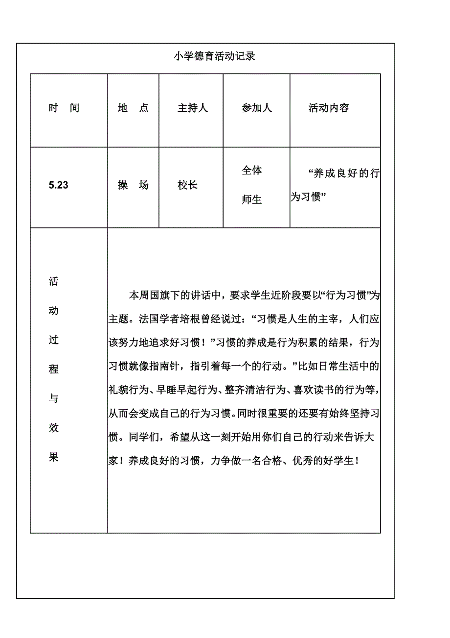 1115编号小学德育活动记录_第2页