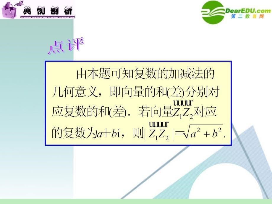 高中数学第一轮总复习 第5章第36讲 复数的几何意义及其应用课件 苏教版_第5页