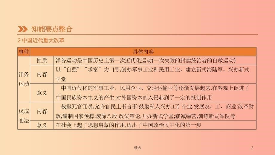 201X年中考历史二轮复习 知识专题5 中外重大改革课件 新人教版_第5页