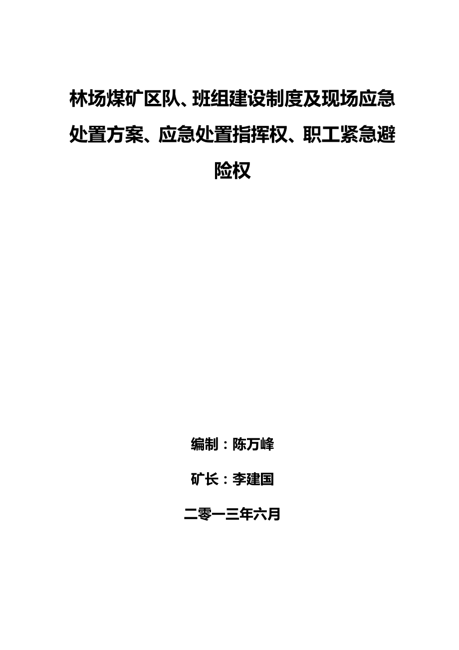 （冶金行业）林场煤矿班组建设实施方案精编_第2页