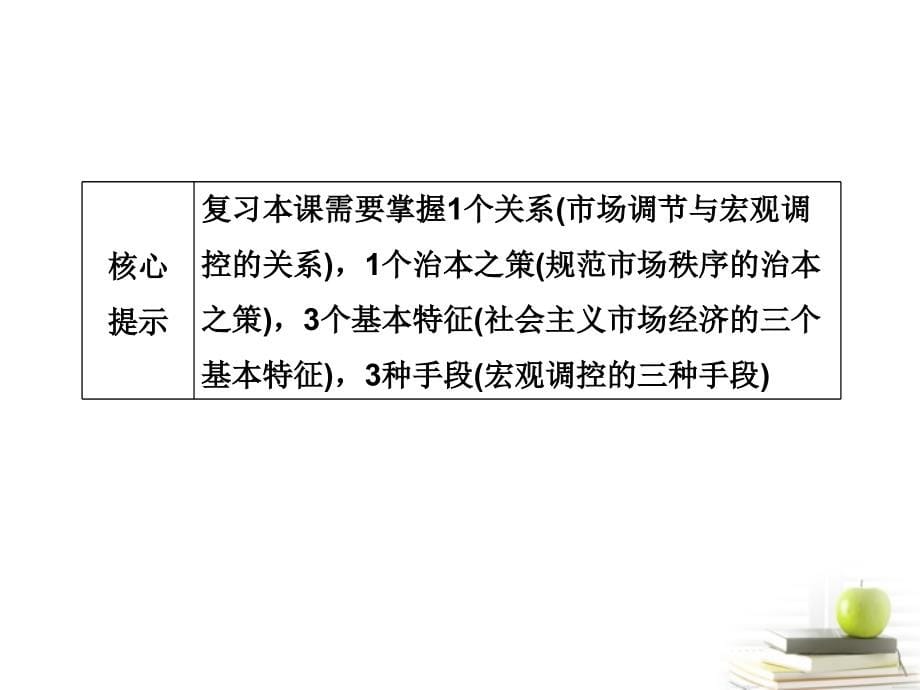 高考政治一轮复习 经济生活 第四单元 第九课 走进社会主义市场经济课件 新人教版_第5页