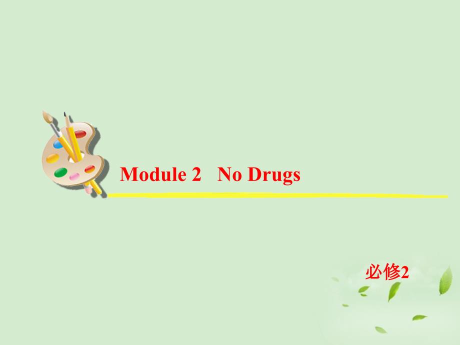 高考英语一轮复习 Module 2 No Drugs课件 外研版必修2_第2页