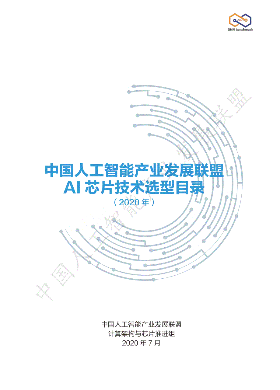 AI芯片技术选型目录_第1页