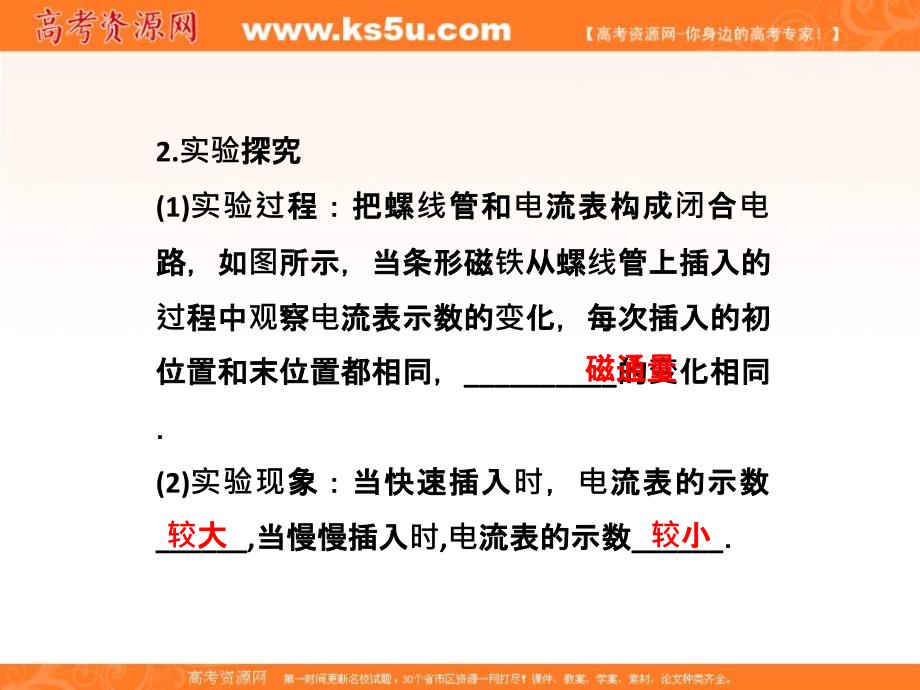 高考物理一轮复习 第3讲 探究感应感应电动势的大小课件 沪科版选修3-2_第3页