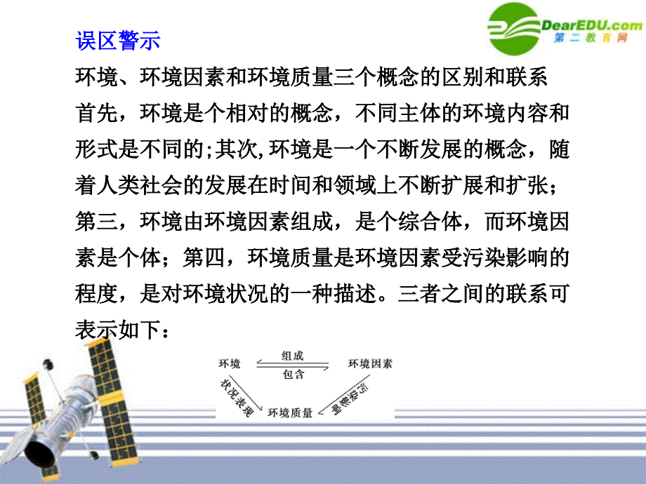 高中地理一轮复习 第1课时 环境与环境问题课件 湘教版选修6_第3页