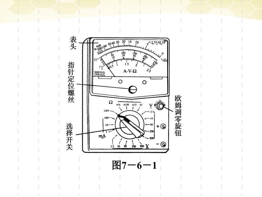 高考物理 实验十练习使用多用电表复习课件 沪科版_第5页