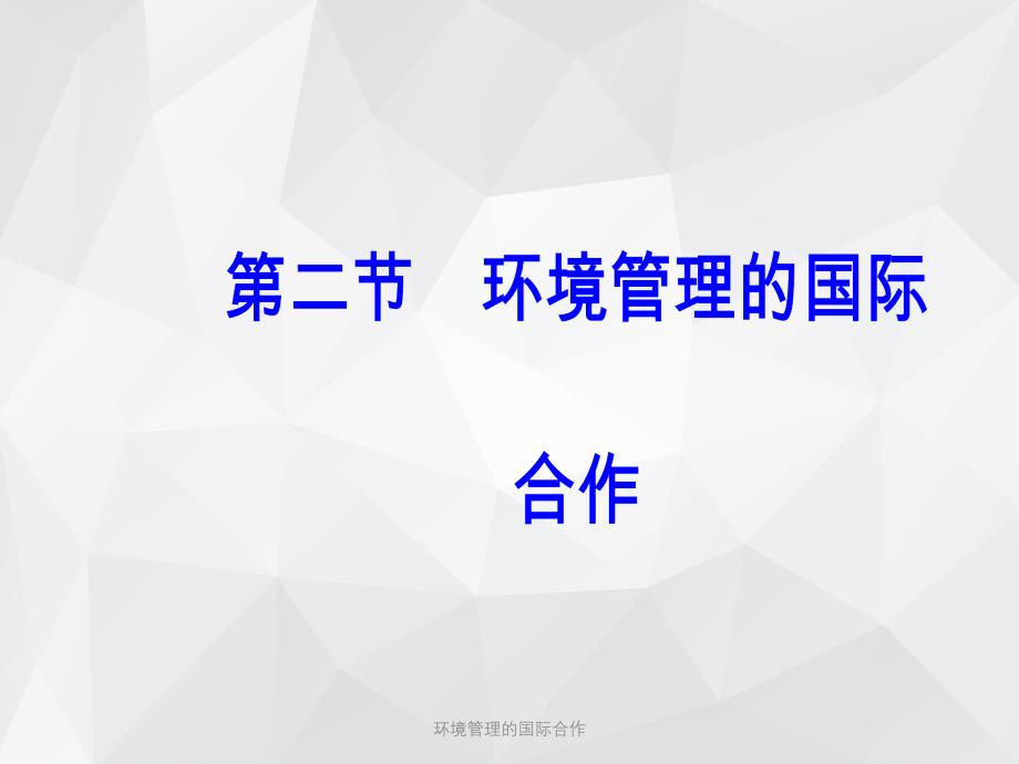 环境管理的国际合作 .ppt_第2页