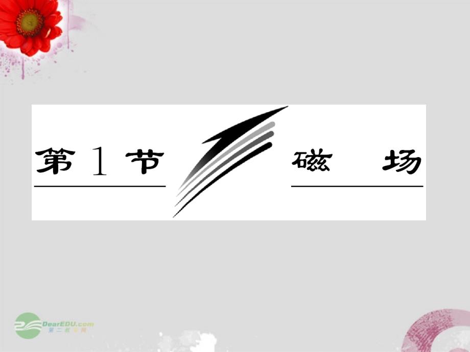 高中物理 磁场 第1部分 第5章 第1节 磁场课件 鲁科版选修3-1_第3页