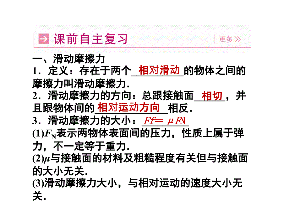 高三物理一轮复习 1.2 摩擦力精品课件_第2页