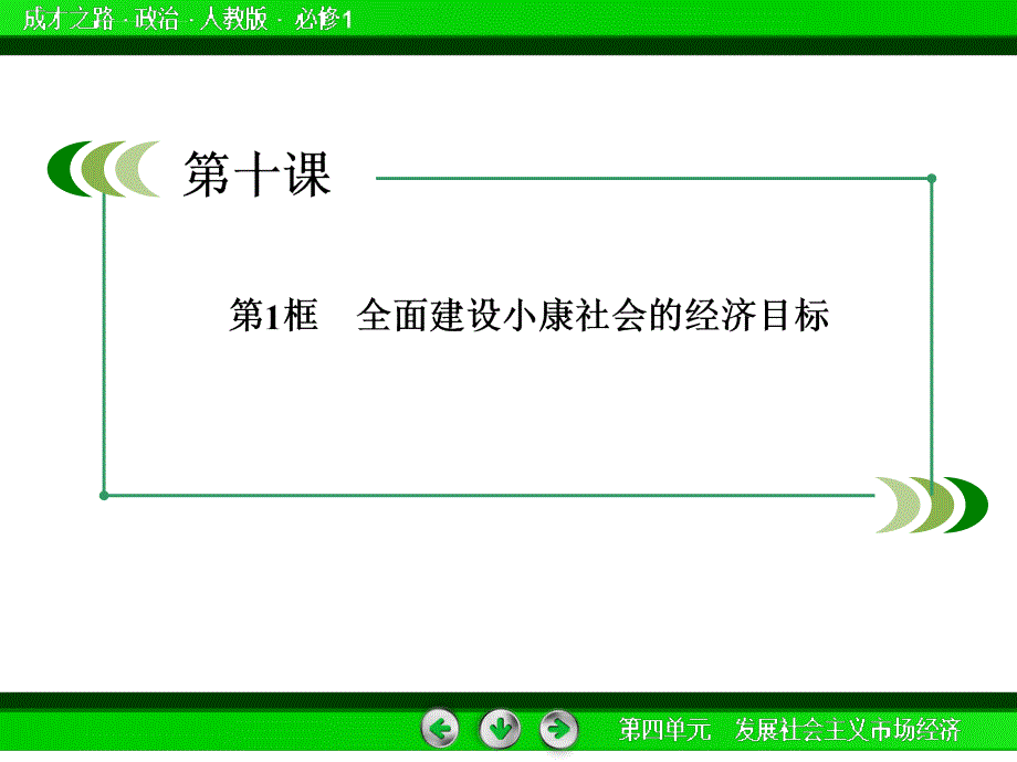 第1框 全面建设小康社会的经济目标课件_第4页