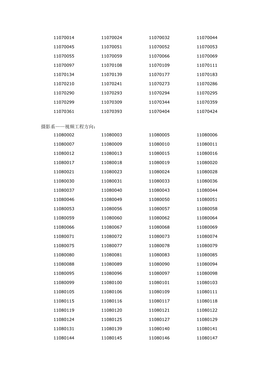 北京电影学院2011考试成绩.doc_第3页