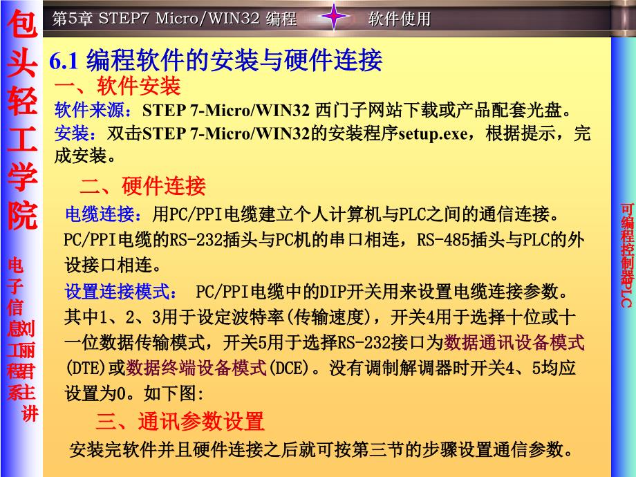 第6章编程软件STEP7 MicroWIN32使用与应用程序的仿真调试课件_第3页