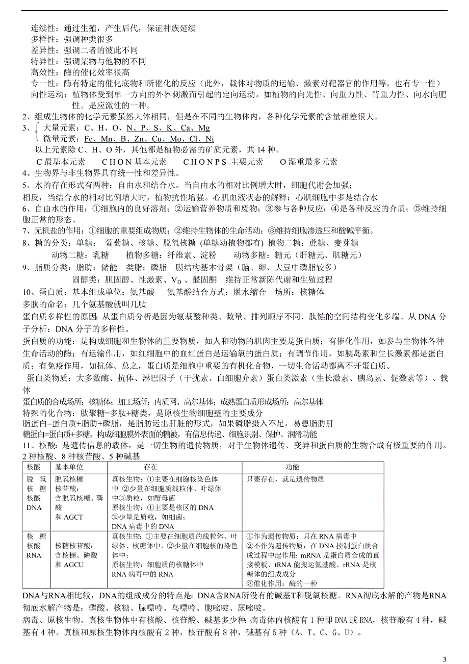 2008生物高考基础知识整合(专题的形式.doc_第3页