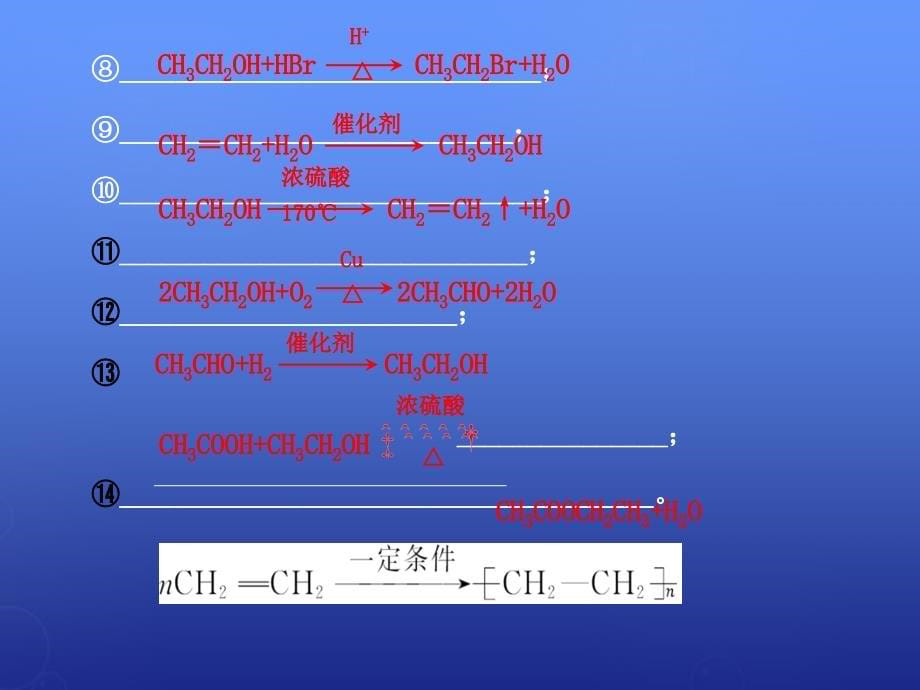 2015-2016学年高中化学 433重要有机物之间的相互转化课件 苏教版选修_第5页