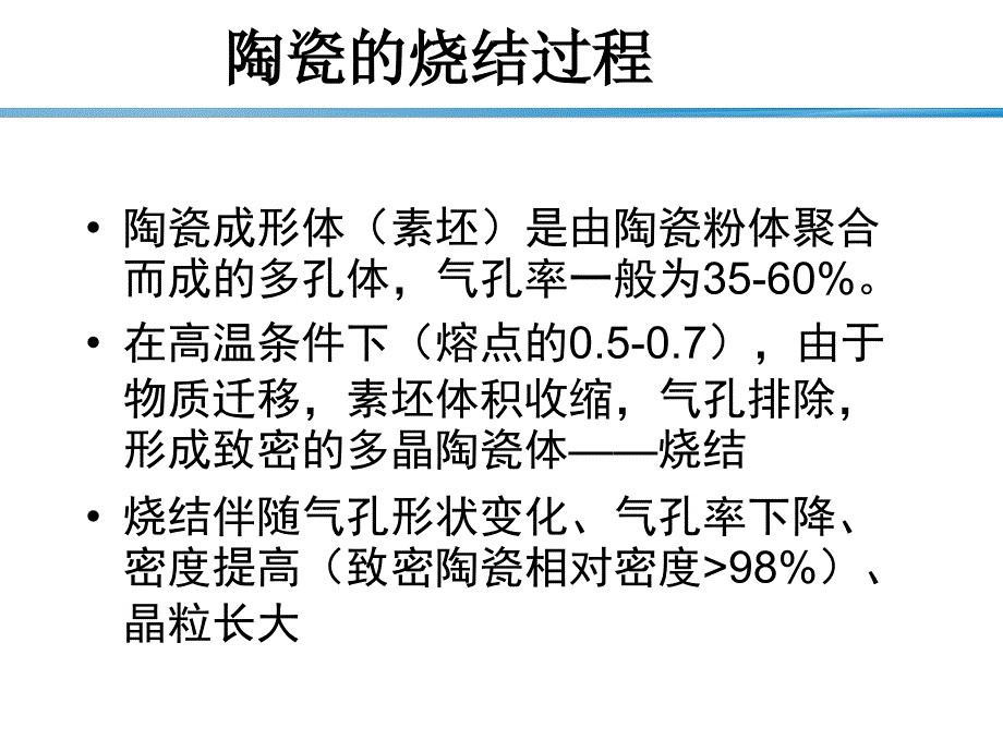 陶瓷烧结过程PPT_第1页