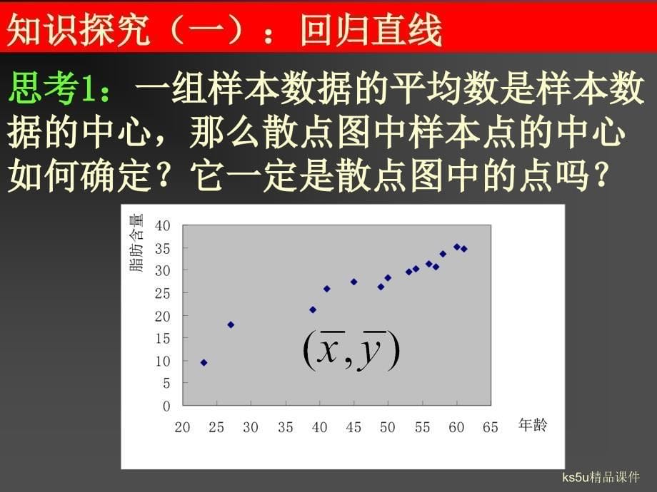 2019年回归直线及其方程课件_第5页