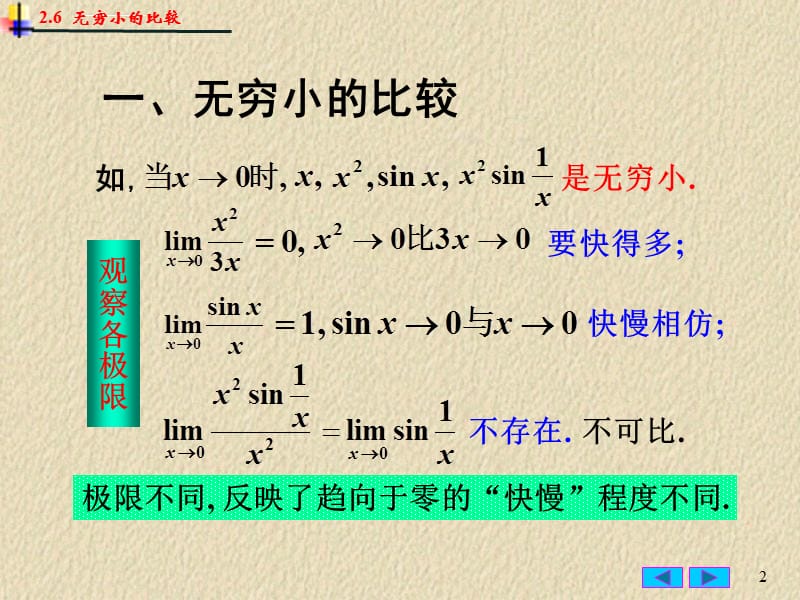 2019年无穷小的比较课件_第2页