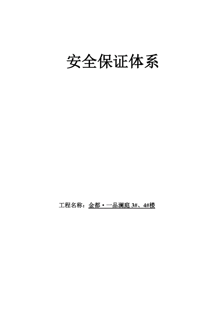 工程施工安保体系-（最新版-已修订）_第1页